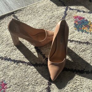 Joy in love Women's Tan Block Heels